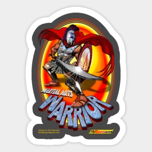 Martial Artist Warrior Sticker